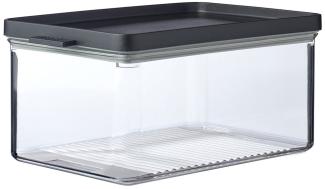 Mepal - Käsebox Omnia- Kühlbox mit Deckel für Käse - Luftdichter Kühlschrankbehälter mit Antikondensationseinsatz - Frischebox für Verschiedene Käsesorten - Aufbewahrungsbox - 2000 ml - Black