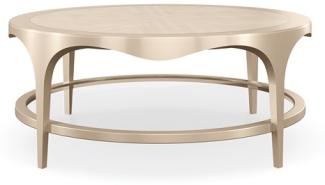 Wohnzimmer Möbel Tisch Couchtisch Design Luxus Einrichtung Holz Tische Oval Rund