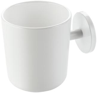 Koziol Tasse Puck, Kunststoff Becher, Kaffeebecher, 250 ml, Solid Weiß, 3579525