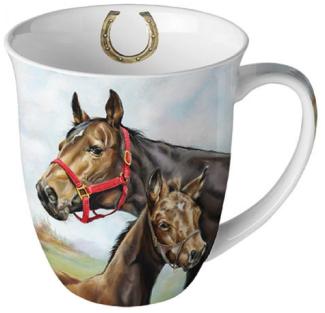 Kaffeebecher Pferde