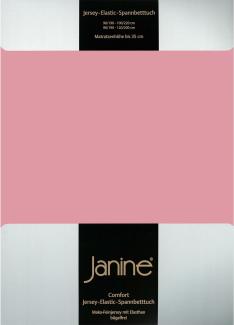 Janine Spannbetttuch ELASTIC-JERSEY Elastic-Jersey altrosé 5002-21 100x200