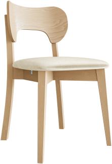 Esszimmerstuhl Gamirut, Stuhl aus Buchenholz für Küche, Restaurant (Buche / Magic Velvet 2250)