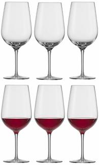 Eisch Bordeauxglas 6er Set Vinezza, Rotweingläser, Kristallglas, 655 ml, 25507000
