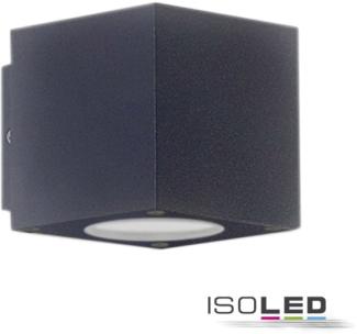 ISOLED LED Wandleuchte Up&Down 2x3W CREE, IP54, anthrazit, warmweiß
