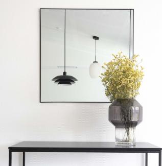 Moderner Spiegel ORLONA schwarz ca. 60x60 cm
