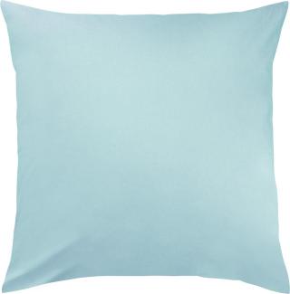 Traumschlaf Basic Single Jersey Kissenbezug | 80x80 cm | hellblau