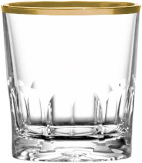 Whiskyglas Kristall Palais Gold clear (9,3 cm)