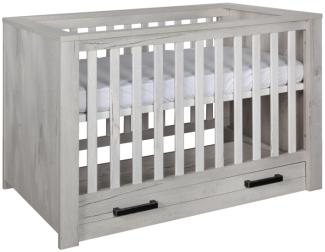 Kidsmill 'Fjord' Babybett grau