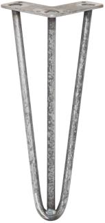 4 x 30. 5cm Hairpin Tischbeine 3 Streben - 12mm -