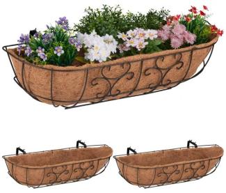 Blumenkasten Balkon 3er Set 10037892