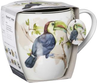 Geschenk-Set Jumbotasse mit Anhänger Wildlife - Jumbotasse mit Anhänger Tukan