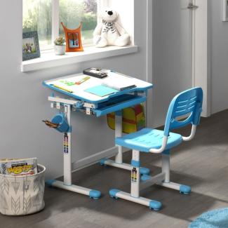 Vipack 'Comfortline' Kinderschreibtisch 201 blau/weiß, inkl. Stuhl