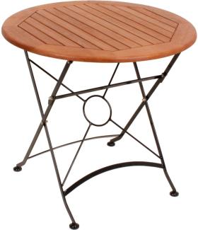 5tlg. Holz Tischgruppe Gartenmöbel Gartentisch Stuhl Garten Klappstuhl Tisch