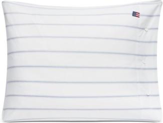 LEXINGTON Kissenbezug White Blue Striped Lyocell Cotton (80x80) 11230024-1600-P85