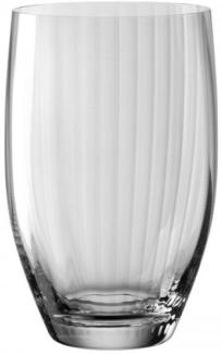 Leonardo Trinkglas Poesia, Wasserglas, Saftglas, Glas, Kristallglas, Grau, 460 ml, 022383