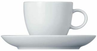 Thomas Sunny Day Espressotasse mit Untertasse, Porzellan, Weiß, Spülmaschinenfest, 80 ml, 2-tlg, 14720