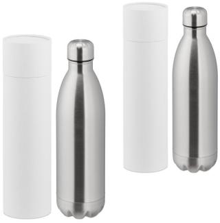 2x Thermo Trinkflasche 1 Liter silber 10035031