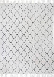 Handgewebter Baumwoll-Teppich RUGGO ca. 240x180 cm