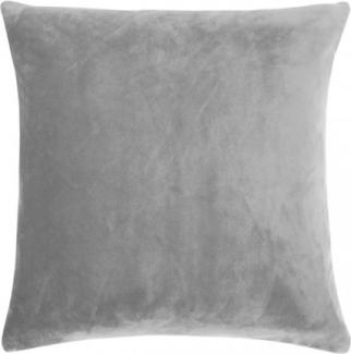 PAD Kissenhülle Samt Smooth Light Grey (40x40cm) 10424-U15-4040