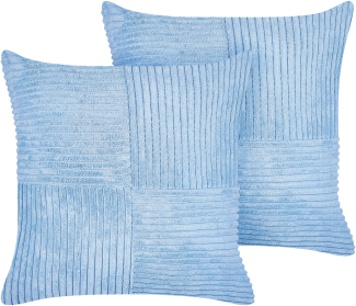 Kissen 2er Set Blau MILLET 43 x 43 cm