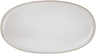 ASA Selection Platte oval Sand, Servierplatte, Steinzeug, Nude, 28. 5 x 16 cm, 27200107