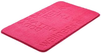 GRUND FEELING Badematte 70 x 120 cm, Pink