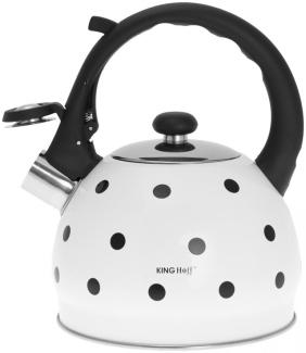Kinghoff Kinghoff Polka-Dot emaillierter Wasserkocher 2,0l KH1050