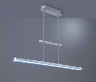 Exklusive LED Pendelleuchte SMASH Silber - höhenverstellbar TOUCH Dimmer