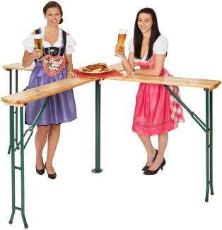 tectake Stehtisch Stehtisch (1-St, 1 tlg), klappbar und standfest