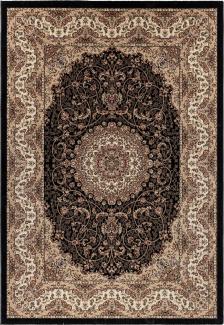 Orient Teppich Kasara rechteckig - 240x340 cm - Schwarz