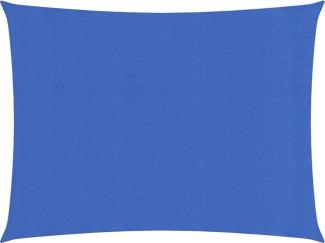 vidaXL Sonnensegel 160 g m² Blau 2,5x3 m HDPE