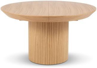 Micadoni 6-Sitzer Tisch ausziehbar Nicole | Oberfläche Natural Oak und Oak