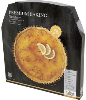 Birkmann Premium Baking Tarteform mit Losem Boden, Kuchenform, Backform, Backzubehör, Anithaft, 32 cm, 882126
