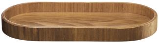 ASA Selection wood Holztablett Oval, Holz Tablett, Serviertablett, Weidenholz, 23 x 11 cm, 53697970