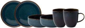 like. by Villeroy & Boch Vorteilset 4 Stück Crafted Denim Fruehstuecks Set 6tlg. Premium Porcelain blau 1951689071 und Geschenk + Spende