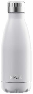 FLSK Trinkflasche White Isolierflasche Weiß - 2. Generation 350 ml