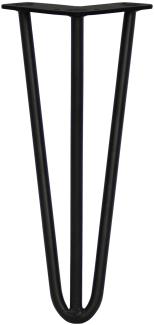 4 x 30.5cm Hairpin Tischbeine 3 Streben - 12mm -