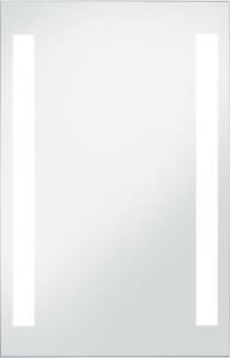 vidaXL Badezimmer-Wandspiegel mit LED 60 x 100 cm, Mit Beleuchtung [144704]
