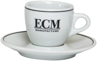 ECM Espressotassen m. Untertasse VE = 6 Stück