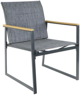 Outdoor Sessel Metall Hochlehner Garten Terrassen Stuhl Sitzen Stühle Balkon