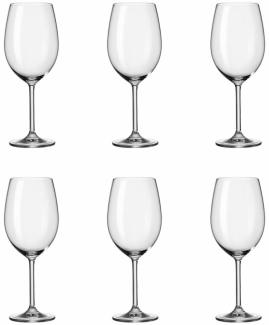 Leonardo Daily Bordeauxglas 6er Set, Rotweinglas, Weinglas, Rotwein Glas, 650 ml, 35240