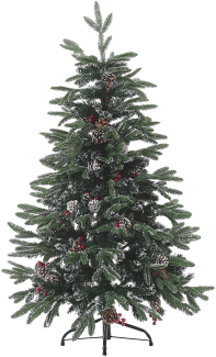 Künstlicher Weihnachtsbaum mit Schnee bestreut 120 cm grün DENALI