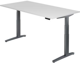 'XBHM2E' Sitz-Steh-Schreibtisch elektrisch 200x100cm Weiß Graphit