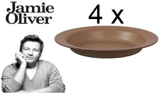 Jamie Oliver Suppenteller Pastateller 4er Set 556918 Coffee