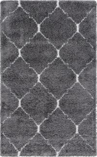 Teppich "MARA Shaggy" Rechteckig Grau 150x245 cm