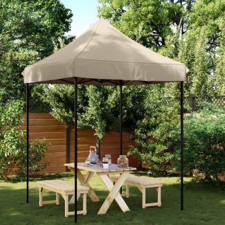 vidaXL Partyzelt Faltbar Pop-Up Taupe 200x200x306 cm 4004986