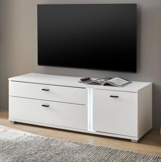 TV-Lowboard Bellport in weiß matt 150 cm
