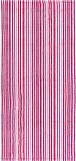 Combi Stripes Duschtuch 70x140cm rose 500g/m² 100% Baumwolle
