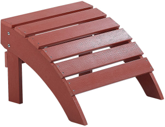 Fußhocker Holzwerkstoff Rot ADIRONDACK