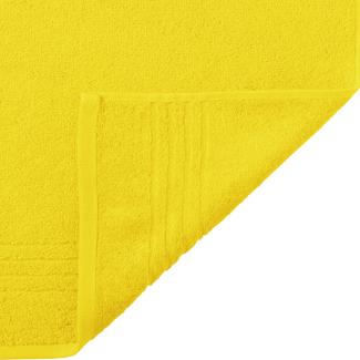 Madison Seiftuch Waschtuch 30x30cm gelb 125 500g/m² 100% Baumwolle